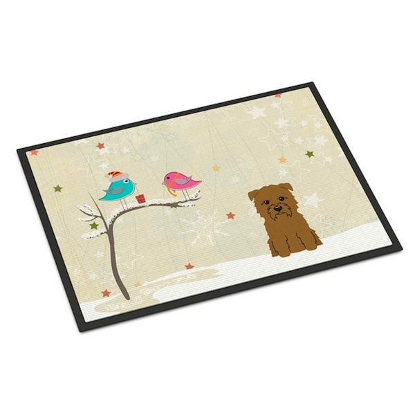 Carolines Treasures Christmas Presents Between Friends Glen of Imal Tan Indoor or Outdoor Mat, 24 x 0.25 x 36 in. BB2532JMAT - main